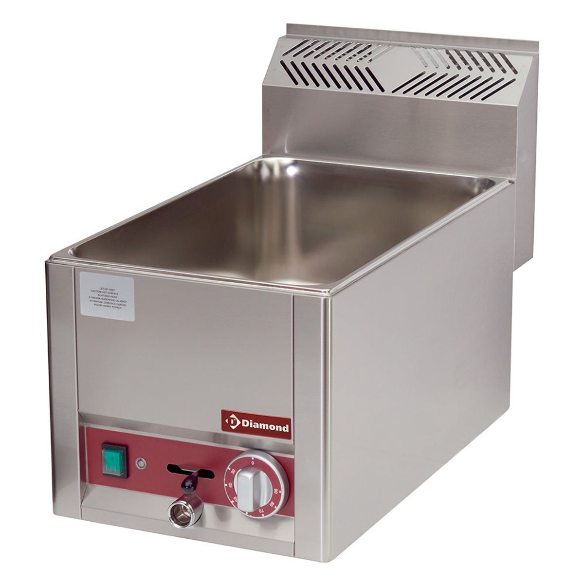 El Bain-marie GN 1/1 -150 mm, -Top-