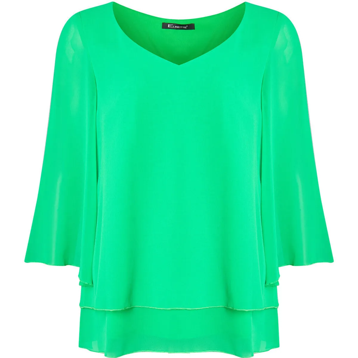 Elcamma - Flash Green - Bluse - 36