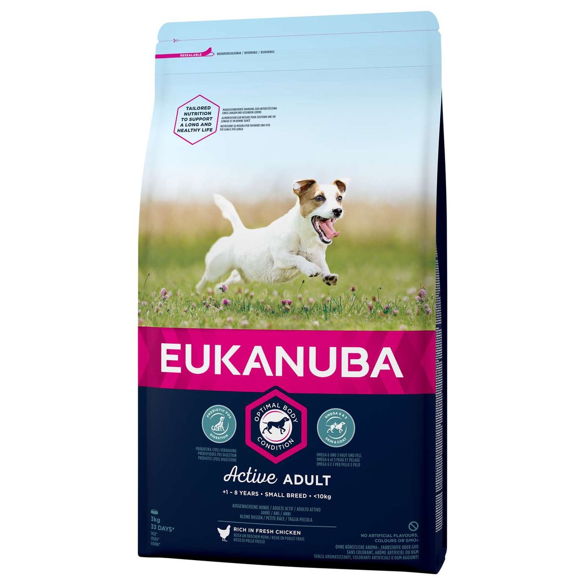 Eldorado - Eukanuba adult small Kylling 3kg - Hundefoder