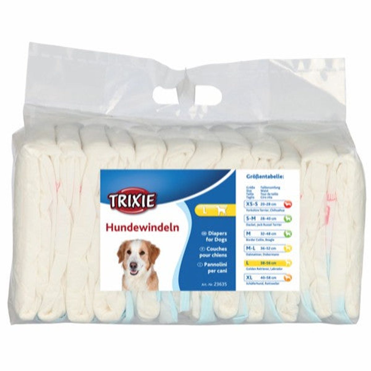 Eldorado - Trixie Bleer til Hunde XS-L 12 stk - M Talje: 32-48cm - Dog Diapers