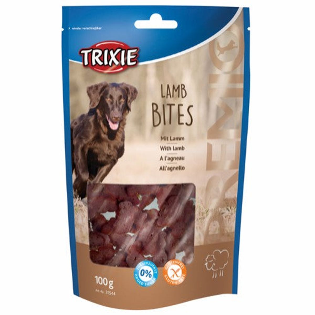 Eldorado - Trixie Premio Lamb Bites 100 g - Hundegodbidder