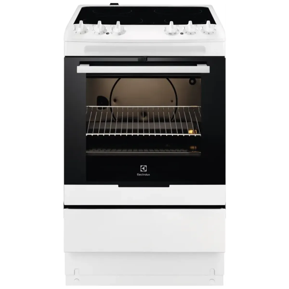 Electrolux EKC4011AOW - Glaskeramisk komfur - Hvid