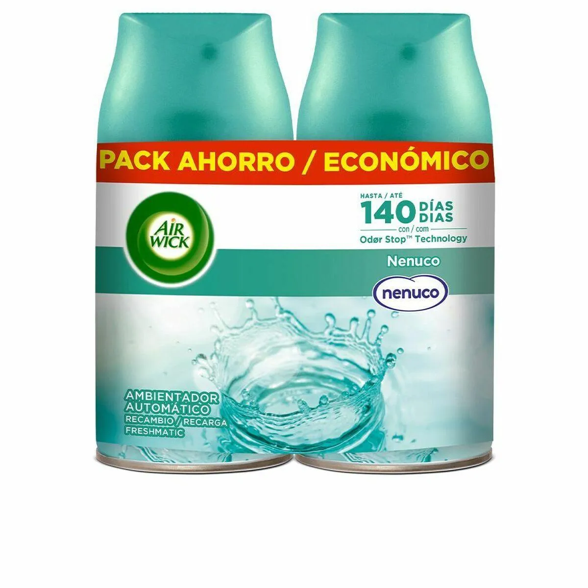 Elektriske Luftfrisker Refills Nenuco (2 x 250 ml)