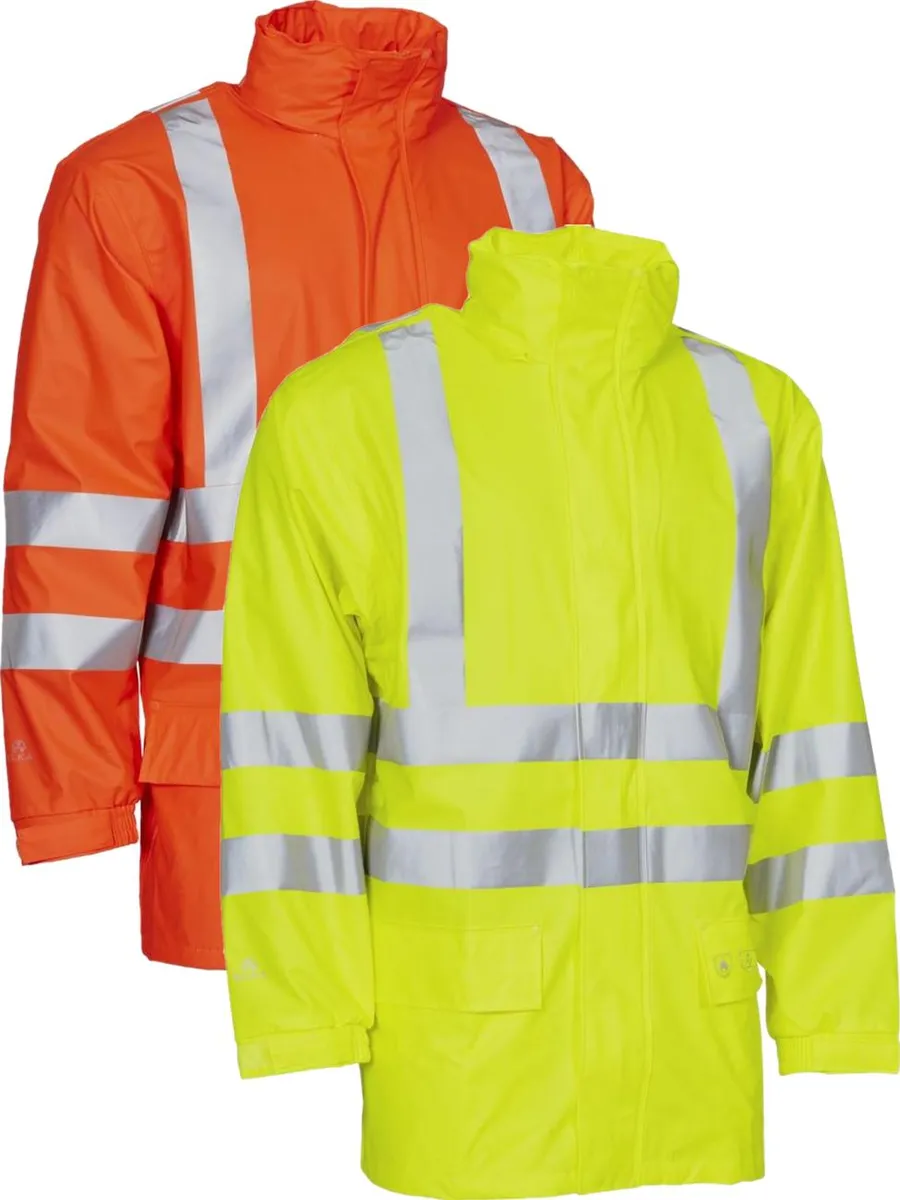 Elka 026350R Securetech Multinorm Pu Jakke fluorescerende gul 3XL