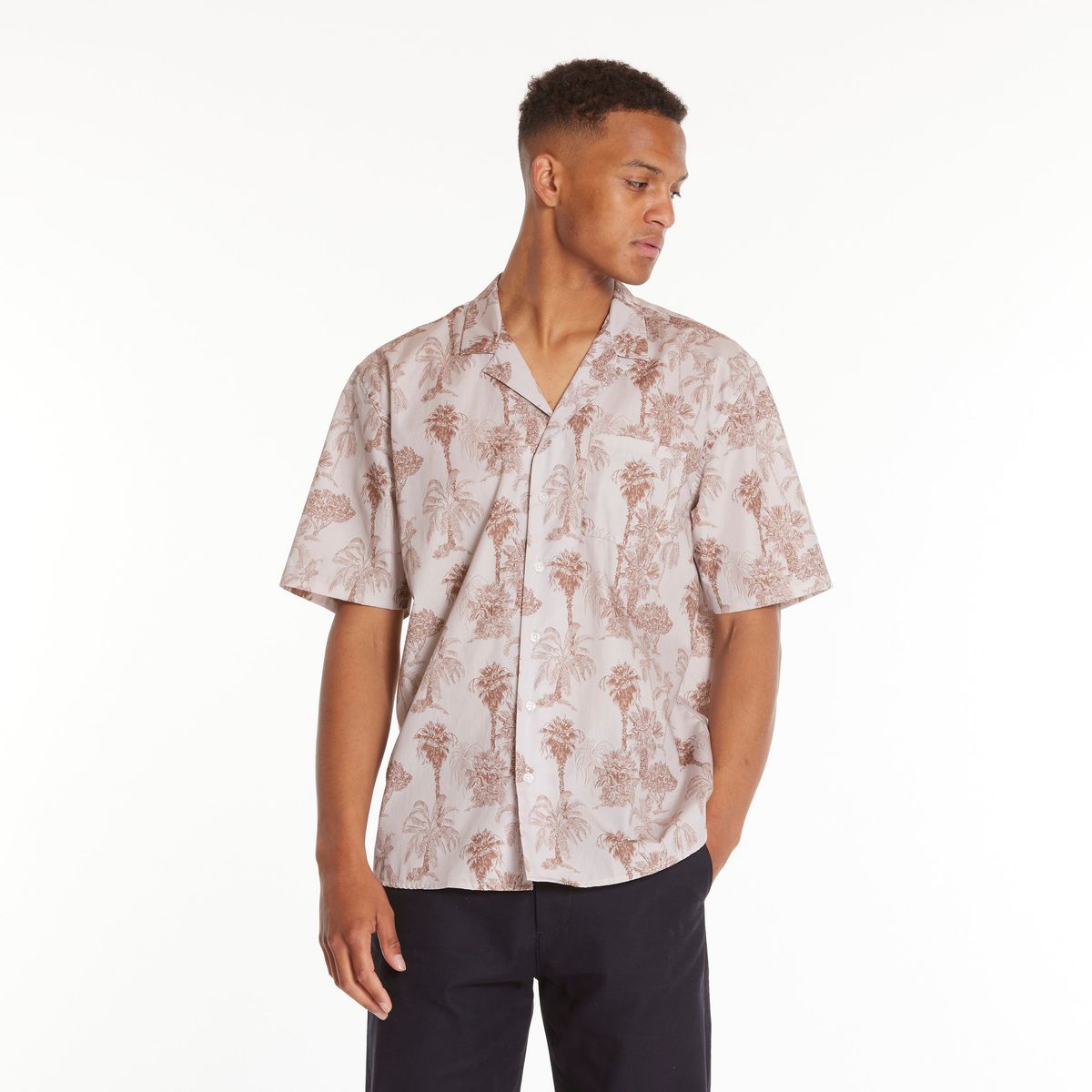 Elmer Palm SS Shirt - S