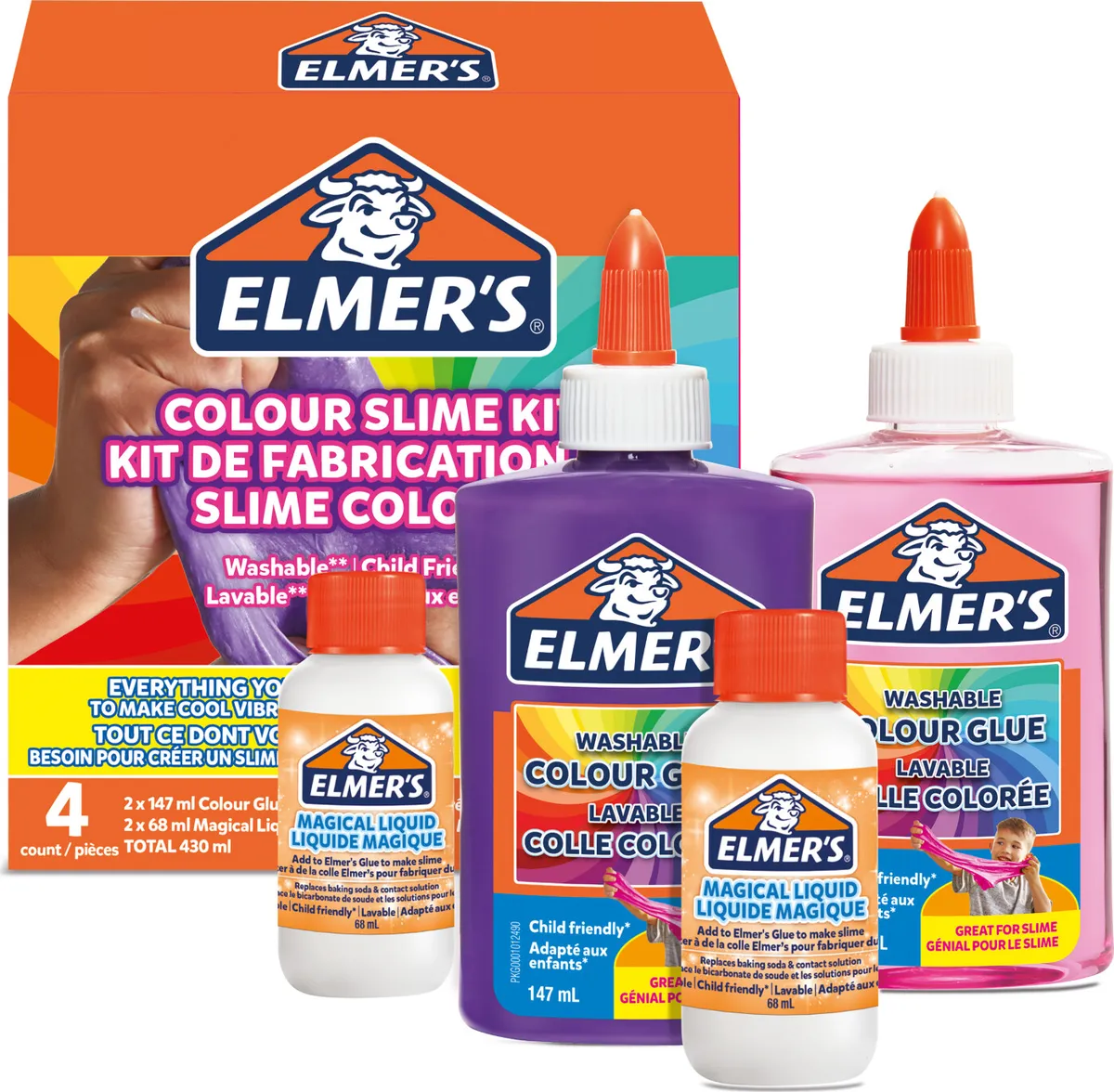 Elmer's - Colour Slime Kit - Slim Sæt