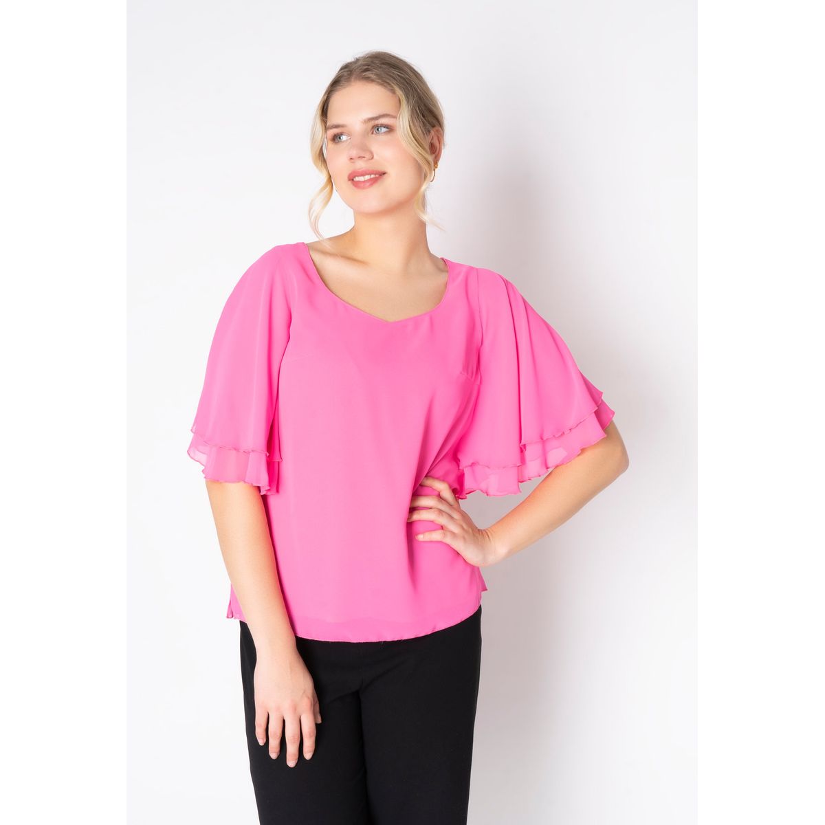 Elnobel - Glowing Pink - Bluse - 44