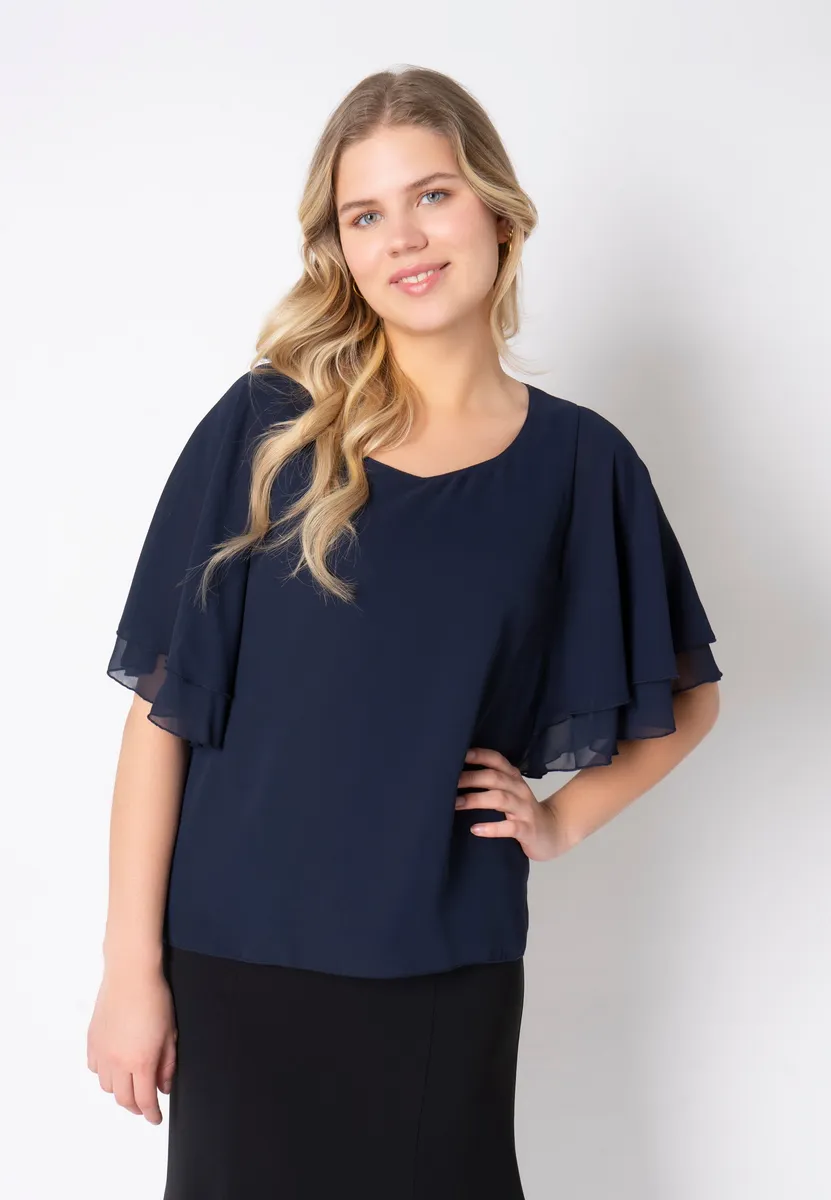 Elnobel - Navy - Bluse - 48