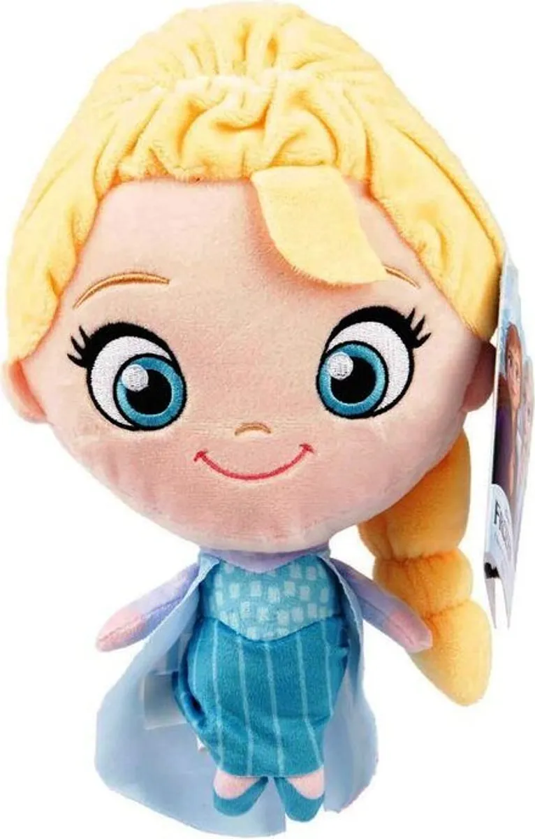 Elsa Bamse Med Lyd - Disney Frozen - 28 Cm