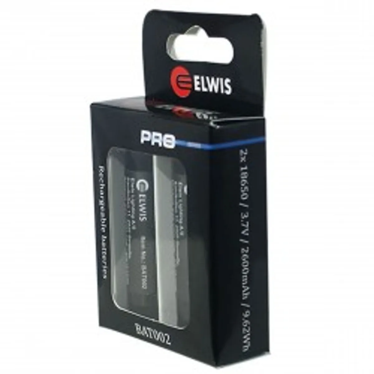 Elwis BAT002 18650 Genopladeligt Batteri - 2 stk.