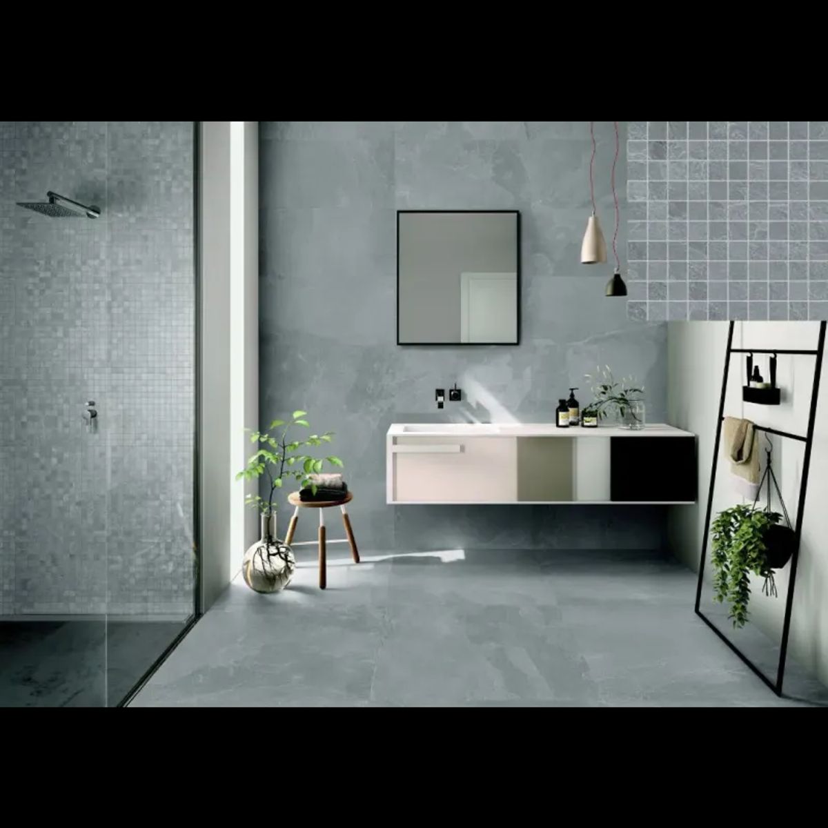 Emil Ceramica Nordika Grey Mosaico - 30x30 flise