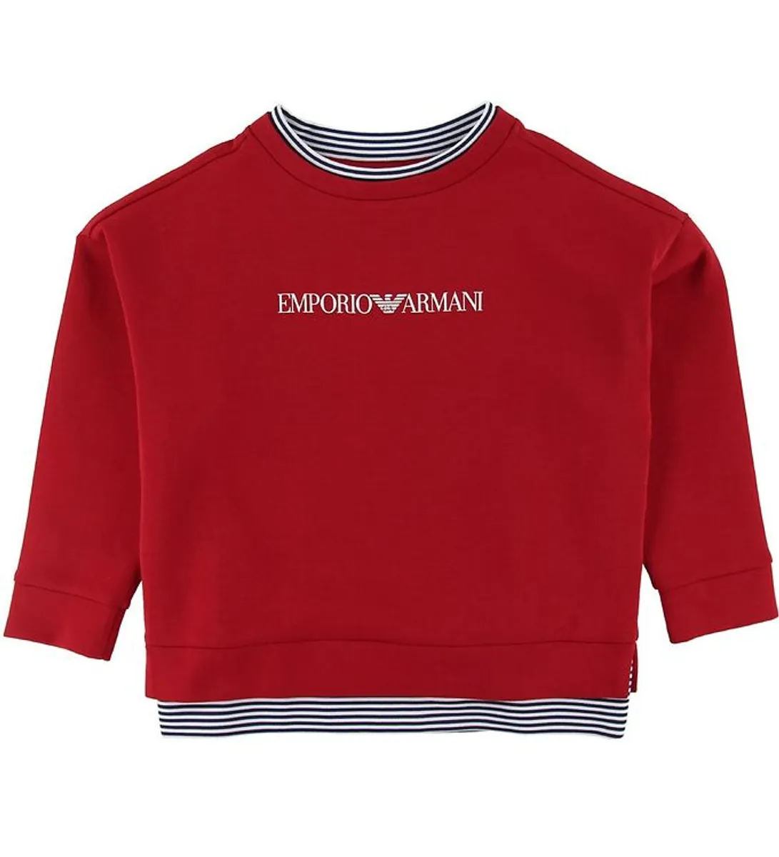 Emporio Armani Bluse - Rød m. Logo