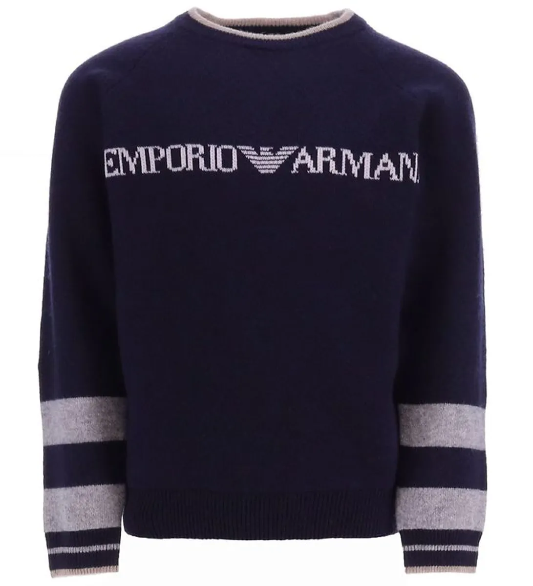 Emporio Armani Bluse - Strik - Uld - Blue Navy