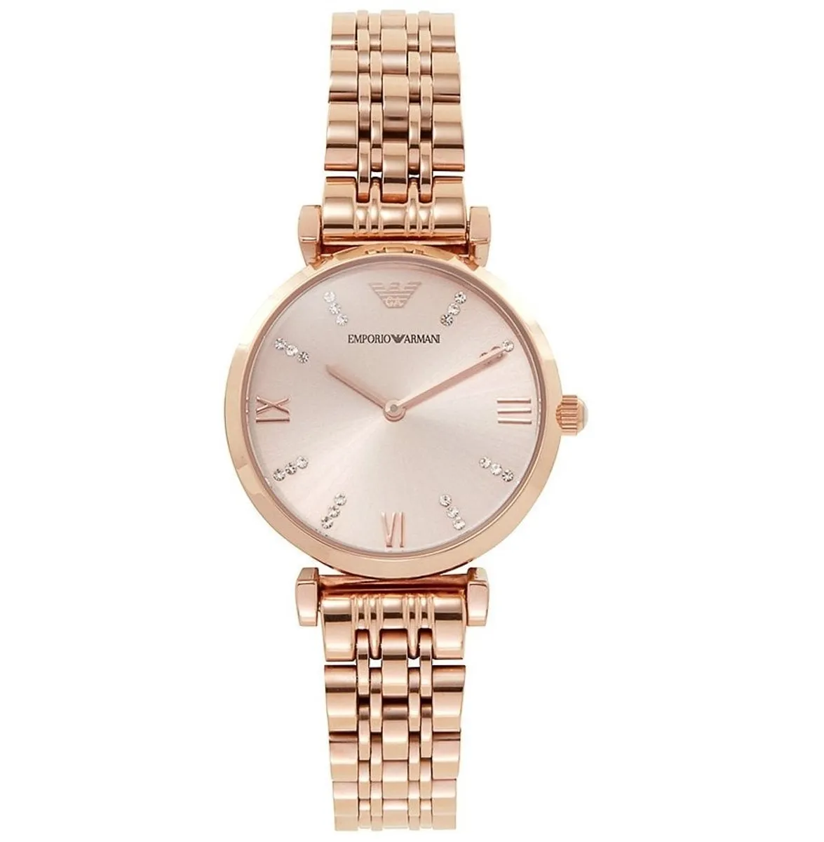 Emporio Armani Gianni T-bar Rosegold Dameur AR11059