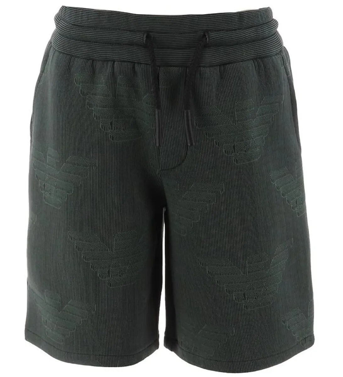 Emporio Armani Shorts - Grønstribet m. Logoer