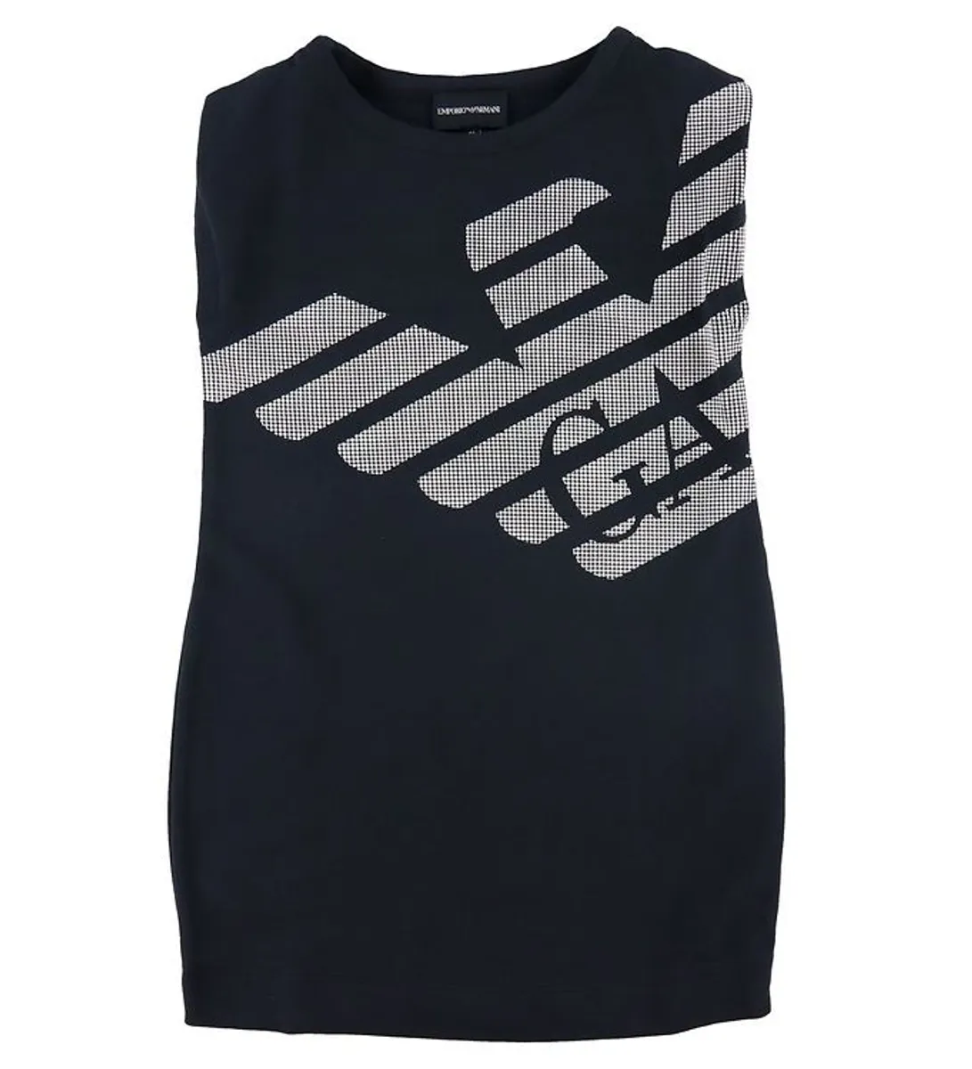 Emporio Armani Sweatkjole - Navy m. Hvid