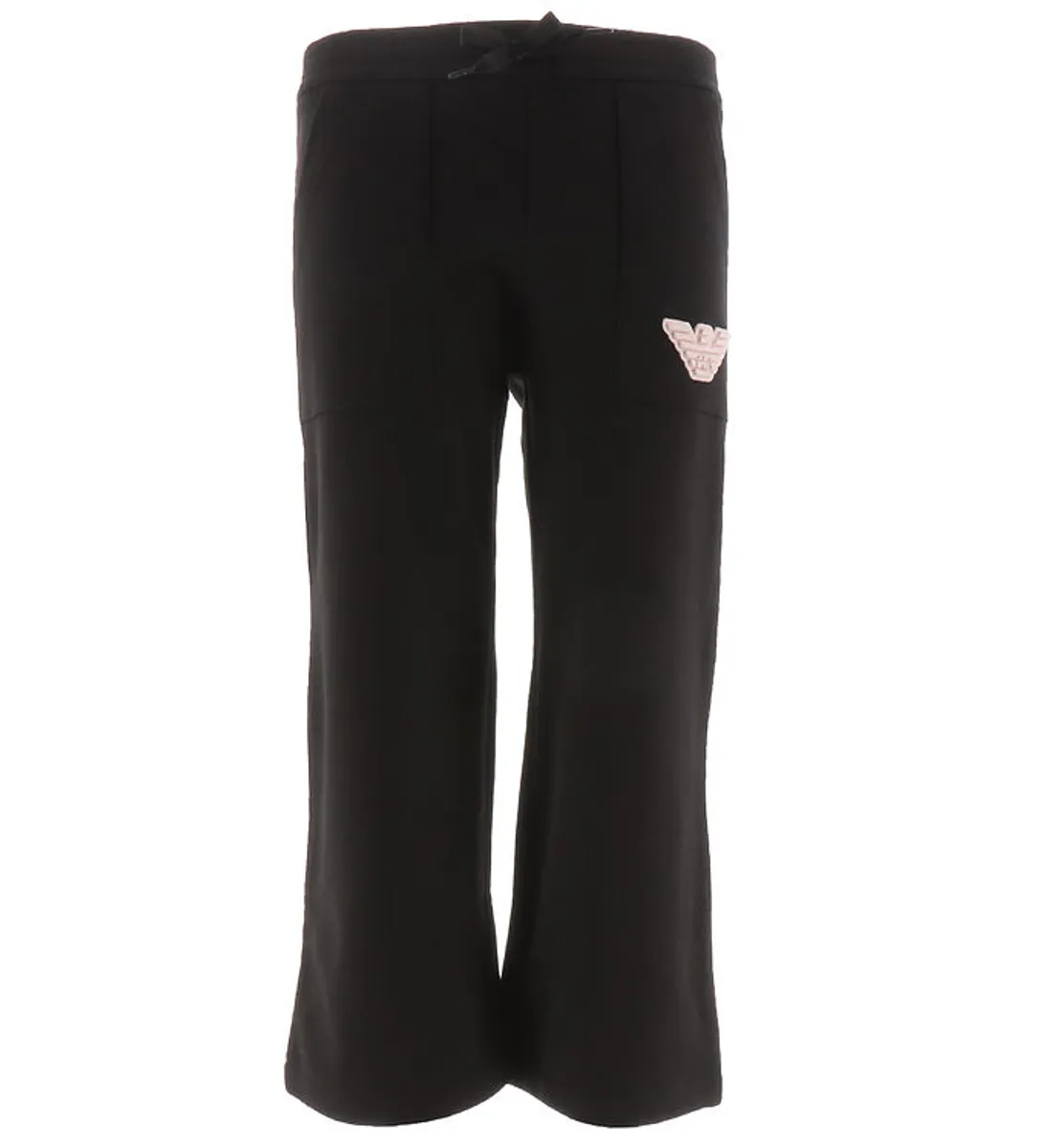 Emporio Armani Sweatpants - Sort m. Pudderrosa