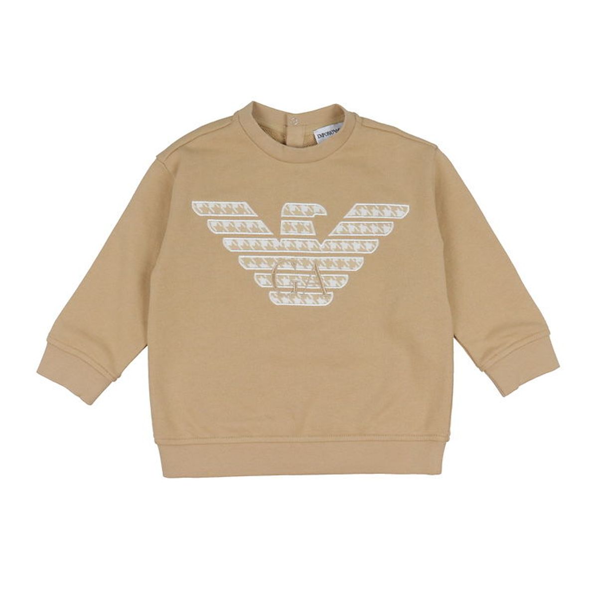 Emporio Armani Sweatshirt - Zenzero Chiaro m. Hvid