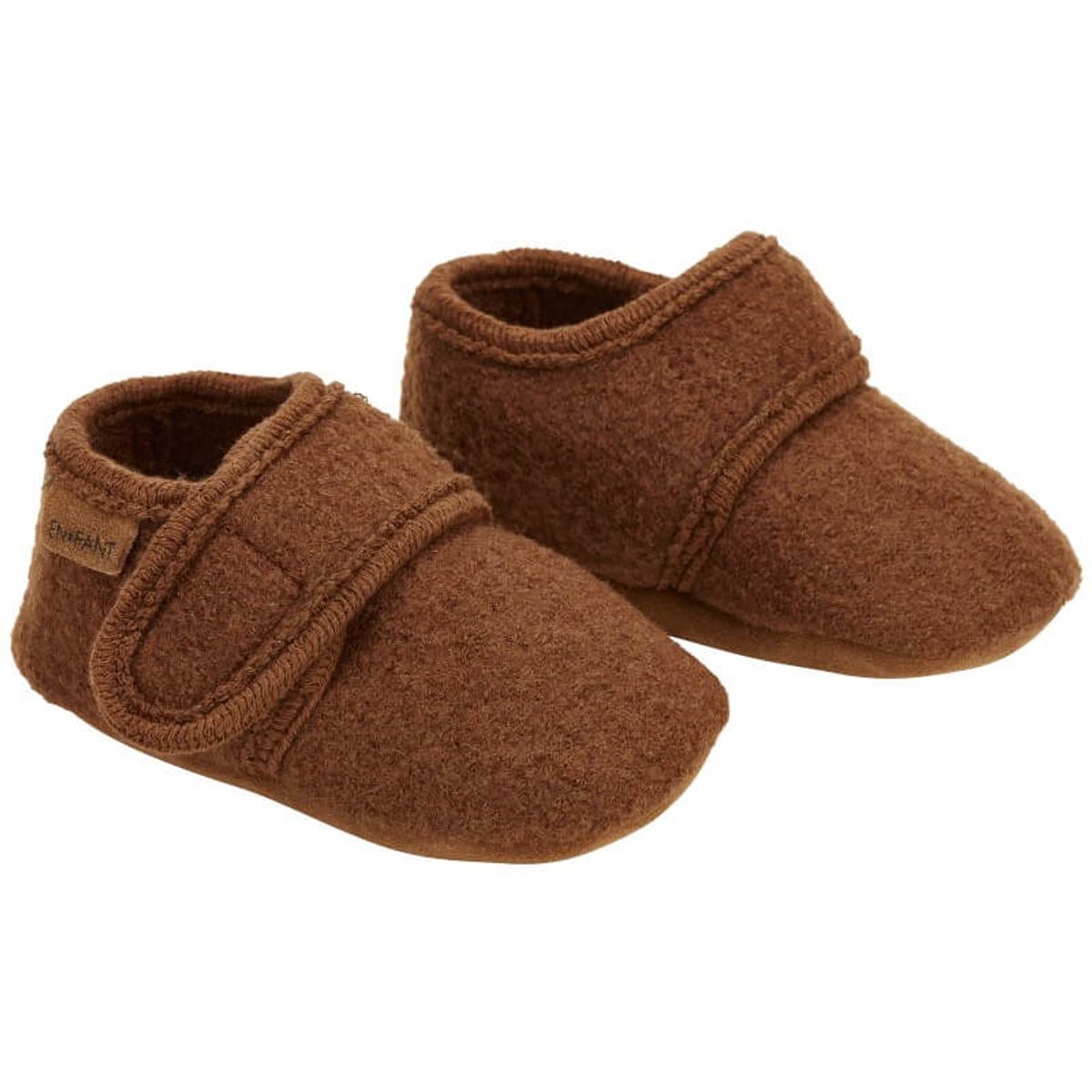 En Fant - Baby Uld Sko Velcro - Emperador - 25/26