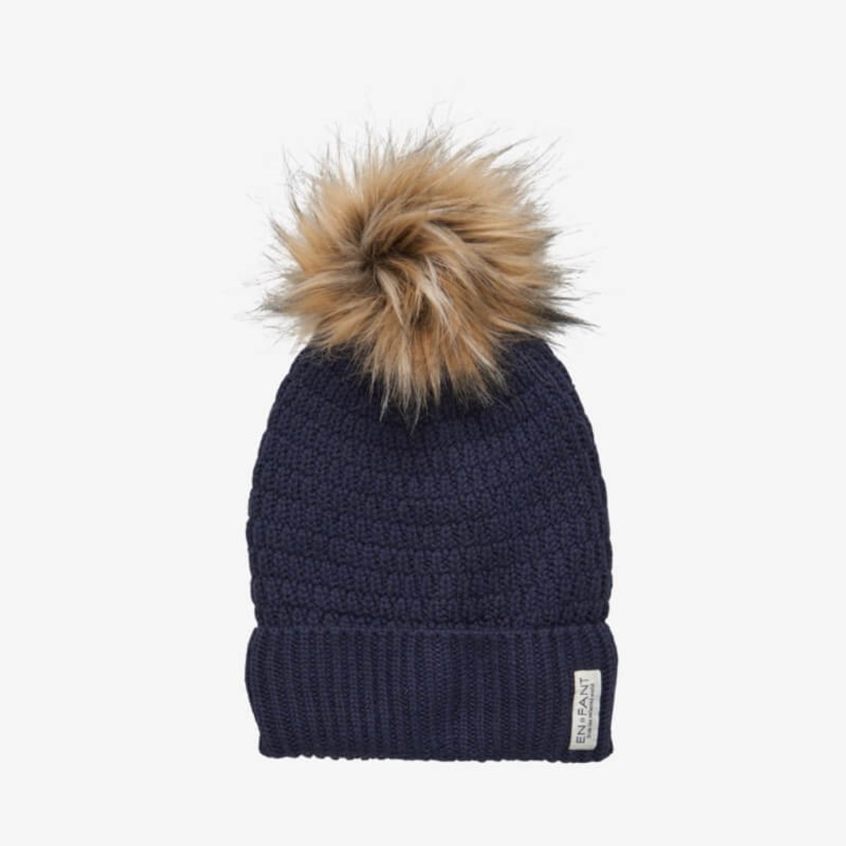 En Fant - Beenie w. fake fur full fleece lining - Parisian Night - 48