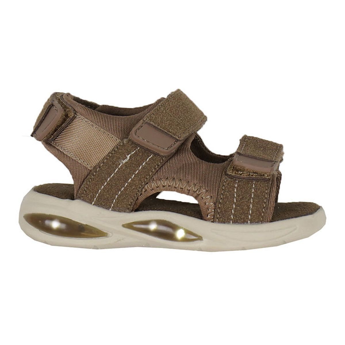 En Fant Sandal m. Velcro - Acorn m. Lys