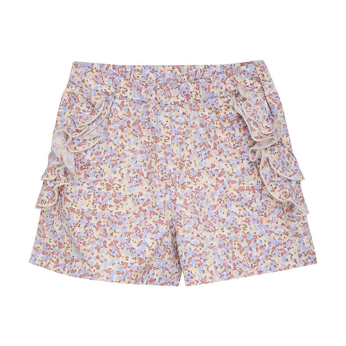 En Fant Shorts - AOP - Eggnog m. Blomster