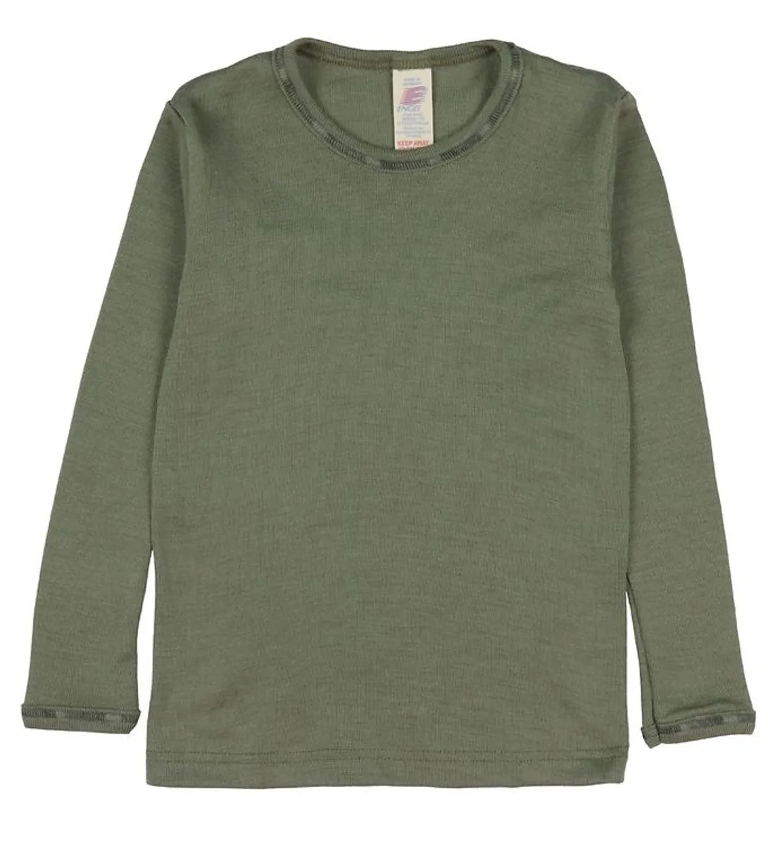 Engel Bluse - Uld/Silke - Olive