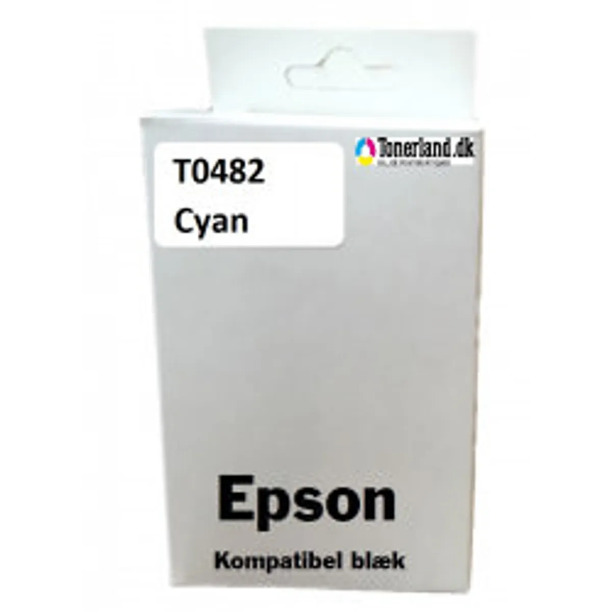 Epson T0482 Cyan Blæk kompatible