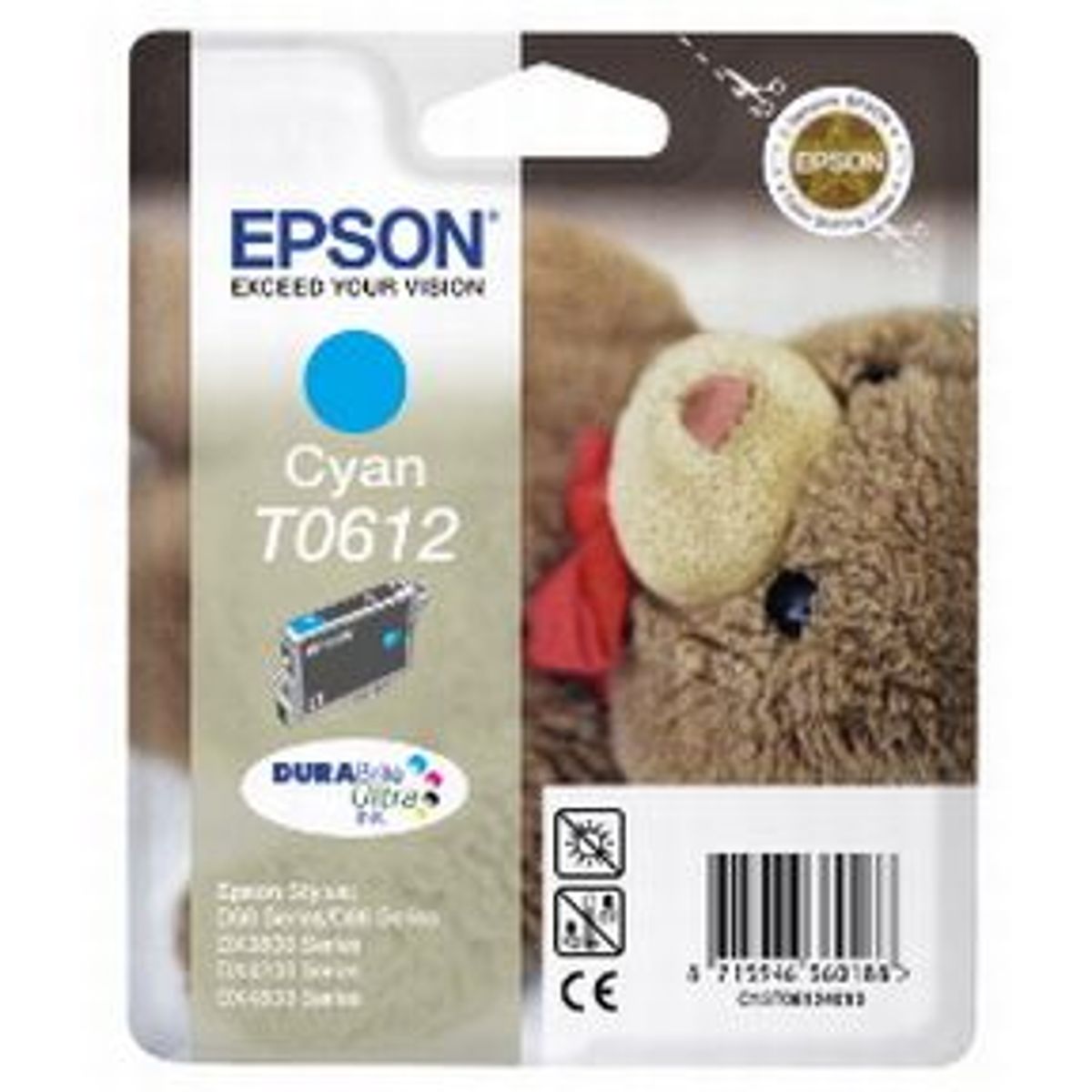 Epson T0612 C - C13T06124010 Original - Cyan 250 sider