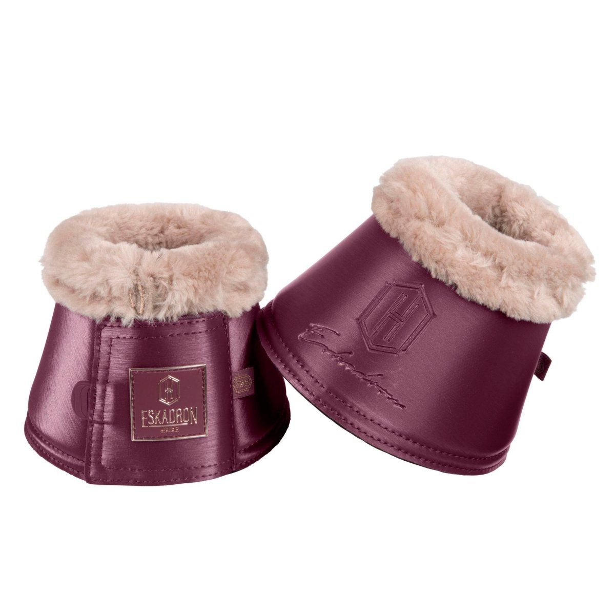 Eskadron Heritage 23 Glamslate Fauxfur Klokker - Cassis