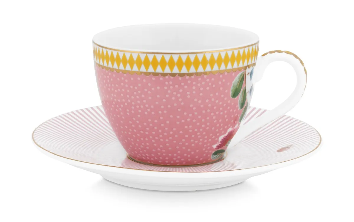 Espresso Cup & Saucer La Majorelle Pink 120ml