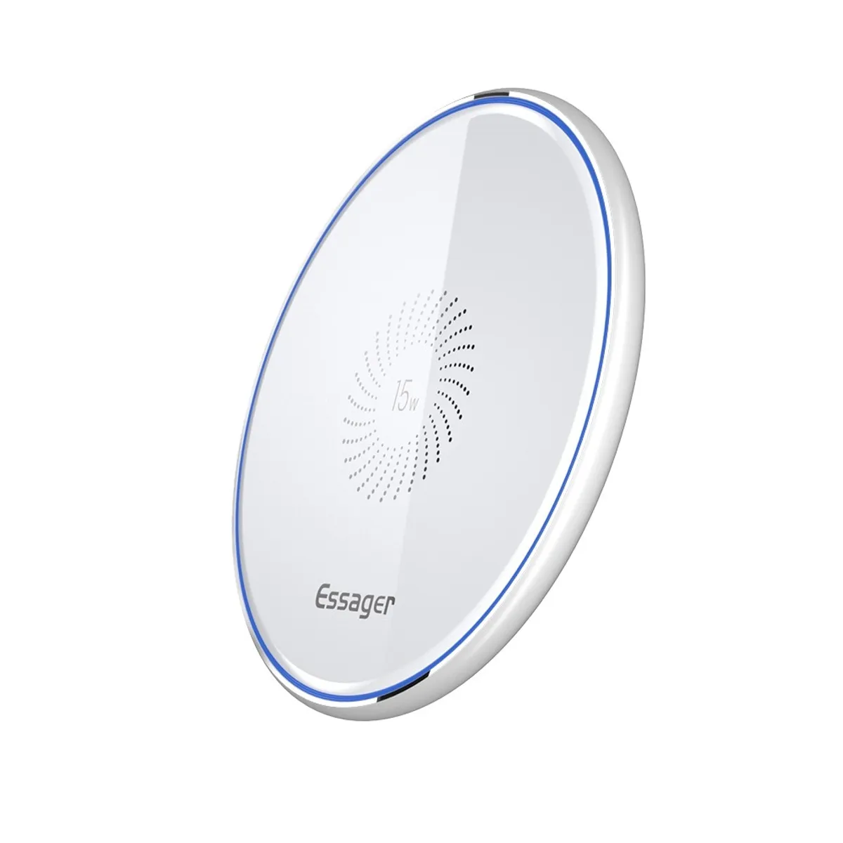 ESSAGER Mirror - Trådløs HURTIG oplader 15W - Hvid