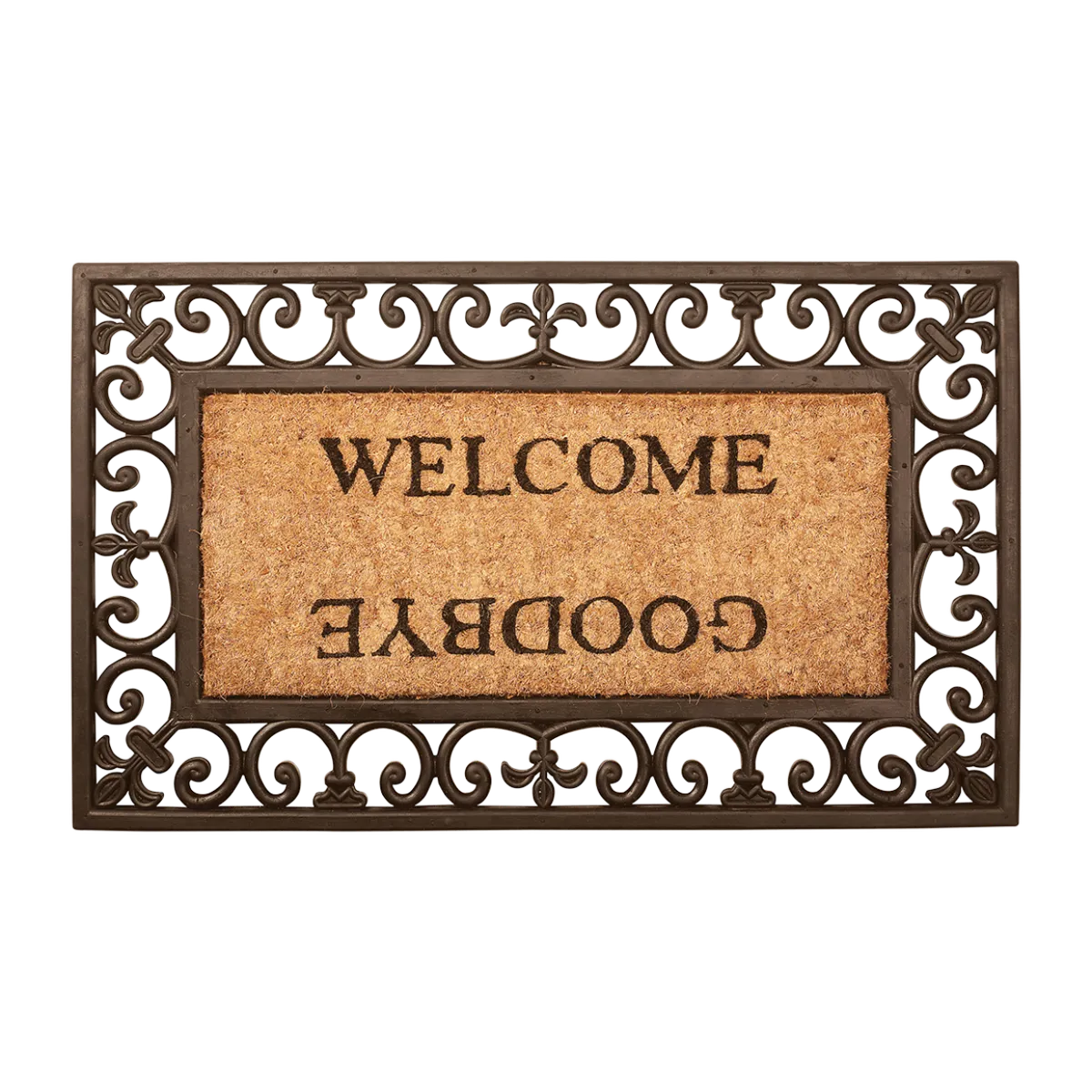 Esschert Design - Dørmåtte Welcome/Goodbye 76 x 45 cm