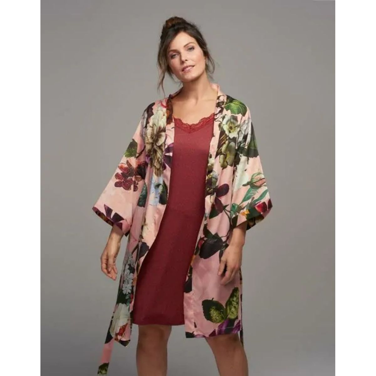 Essenza Fleur Kimono Rosa - X-Large