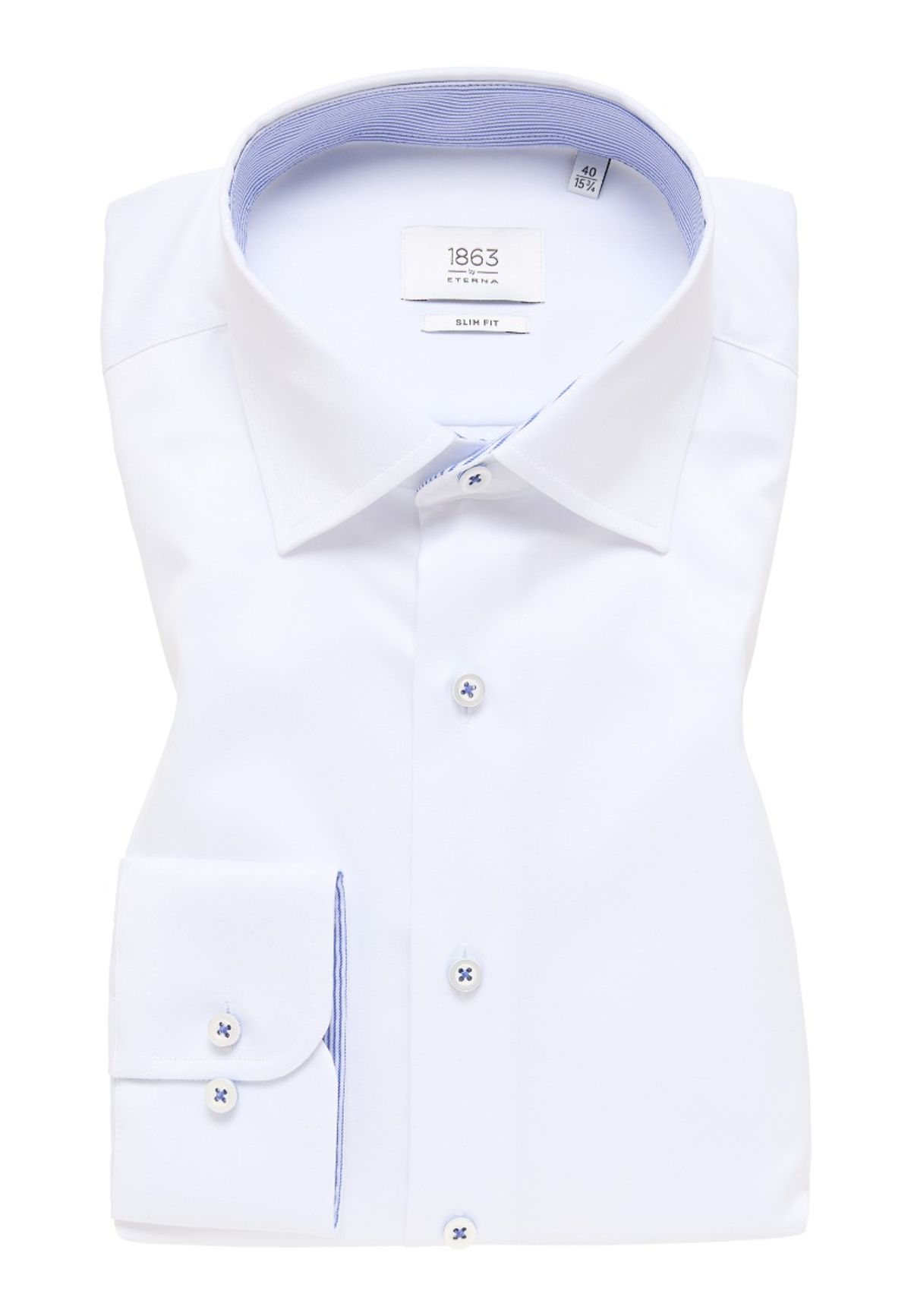 Eterna Slim Fit Skjorte 1863 Premium Soft 8005 F640 00_43/xl