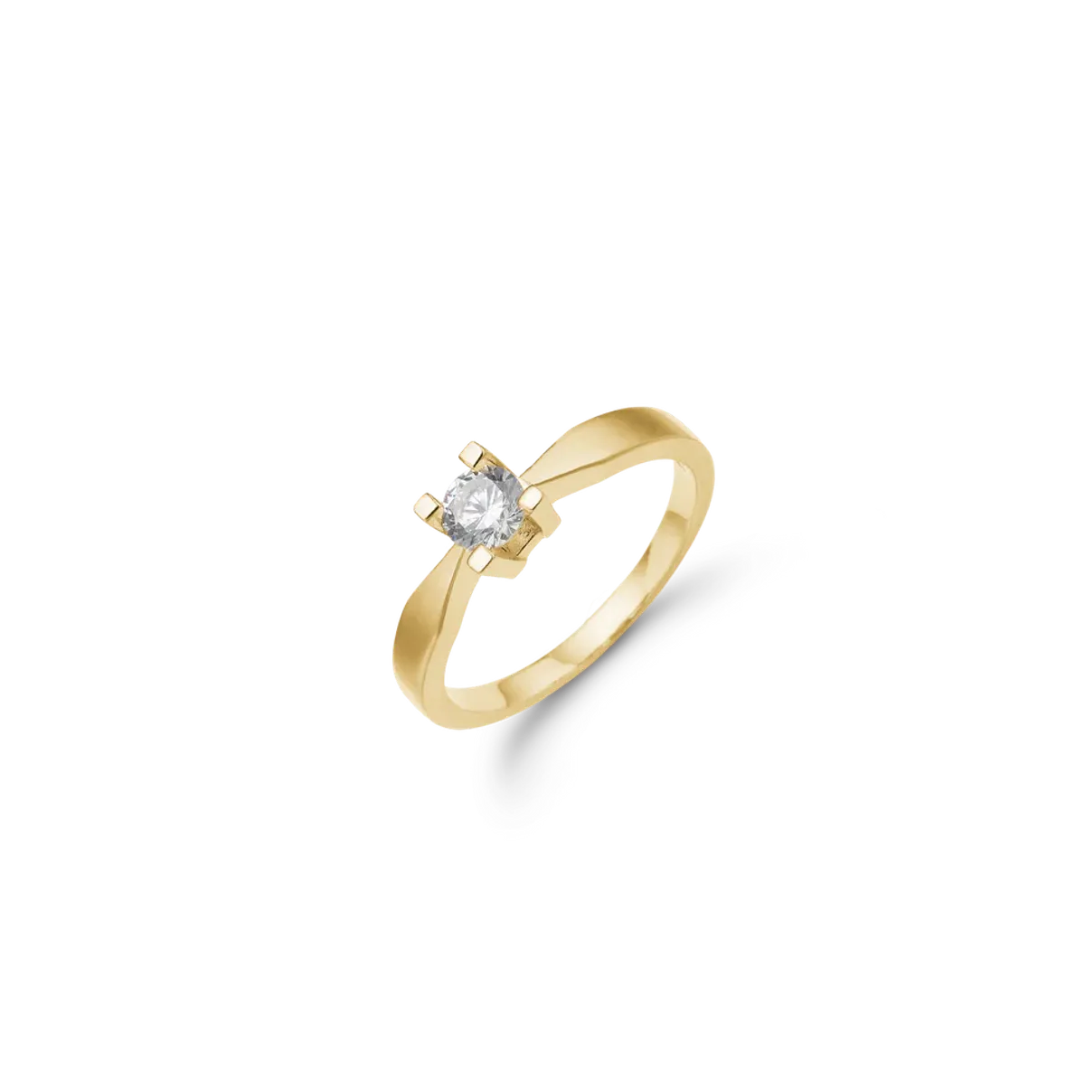 ETERNITY 14KT D.RING 1X0,40CT WSI - 50