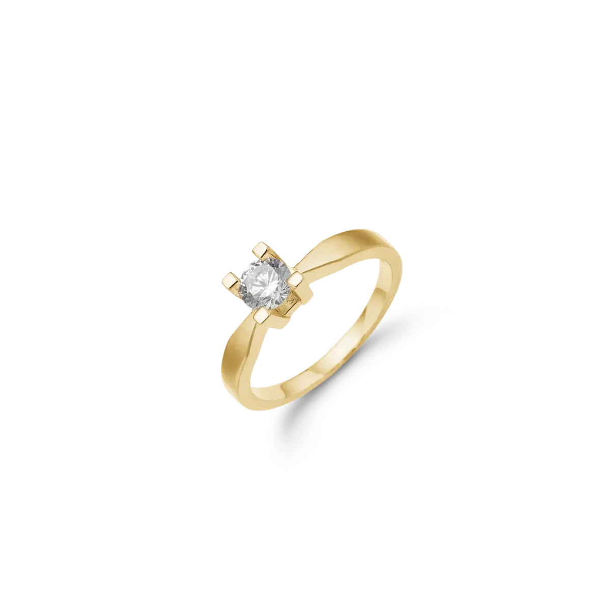 ETERNITY 14KT D.RING 1X0,50CT WSI - 52