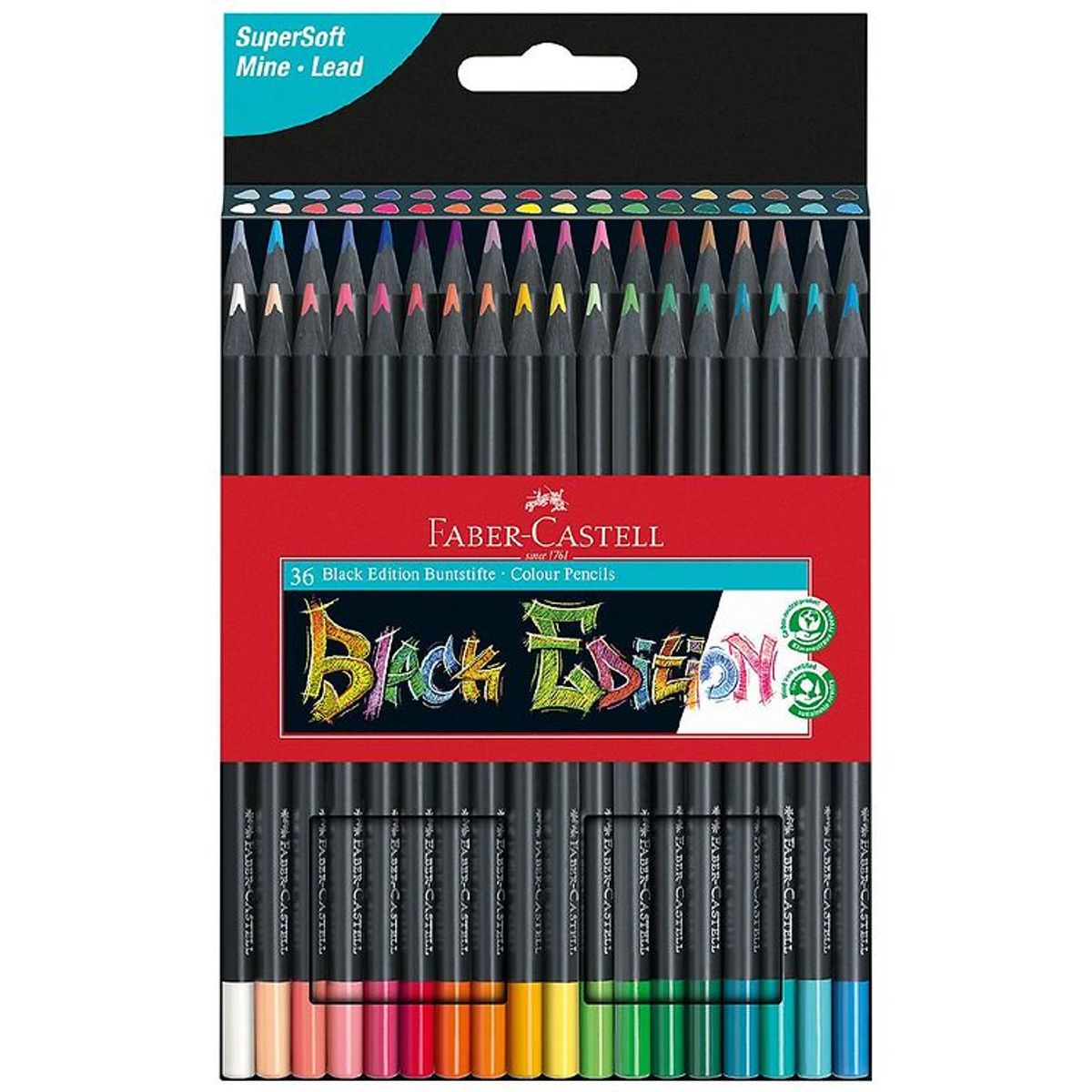 Faber-Castell Farveblyanter - 36 stk. - Trekantet - Multi