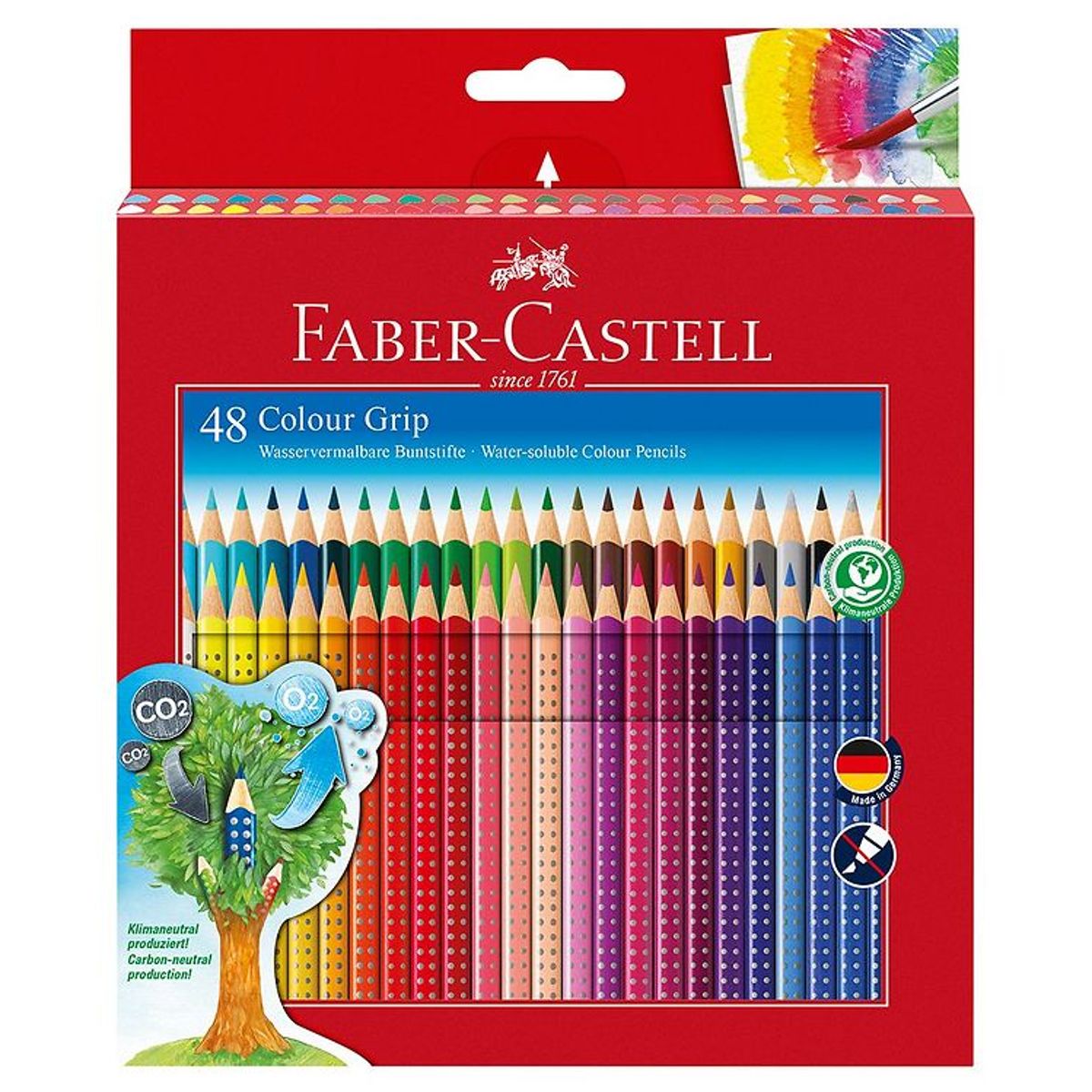 Faber-Castell Farveblyanter - Grip - Akvarel - 48 stk - Multi