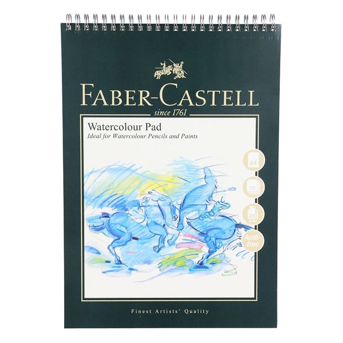 Faber-Castell Maleblok - Akvarel - 10 ark - A4