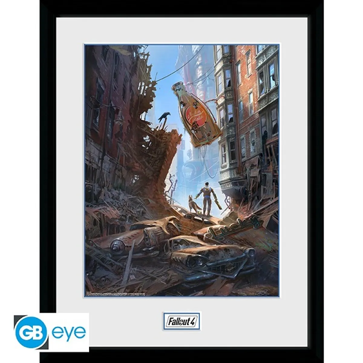 Fallout - Street Scene - Framed Print 30x40cm