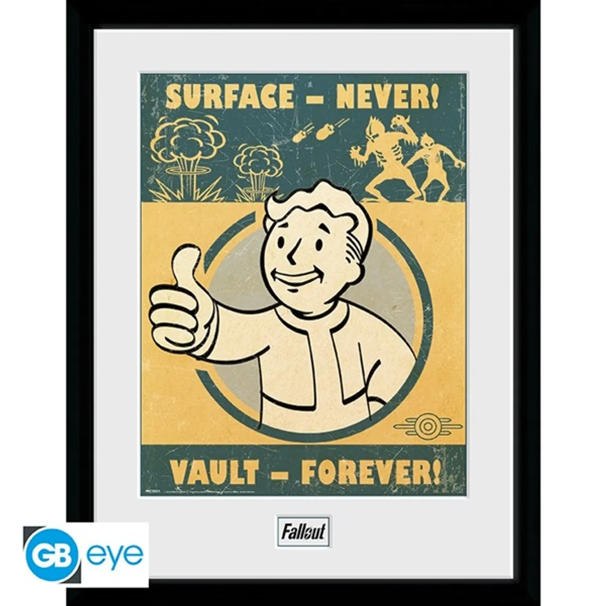 Fallout - Vault Forever - Framed Print 30x40cm