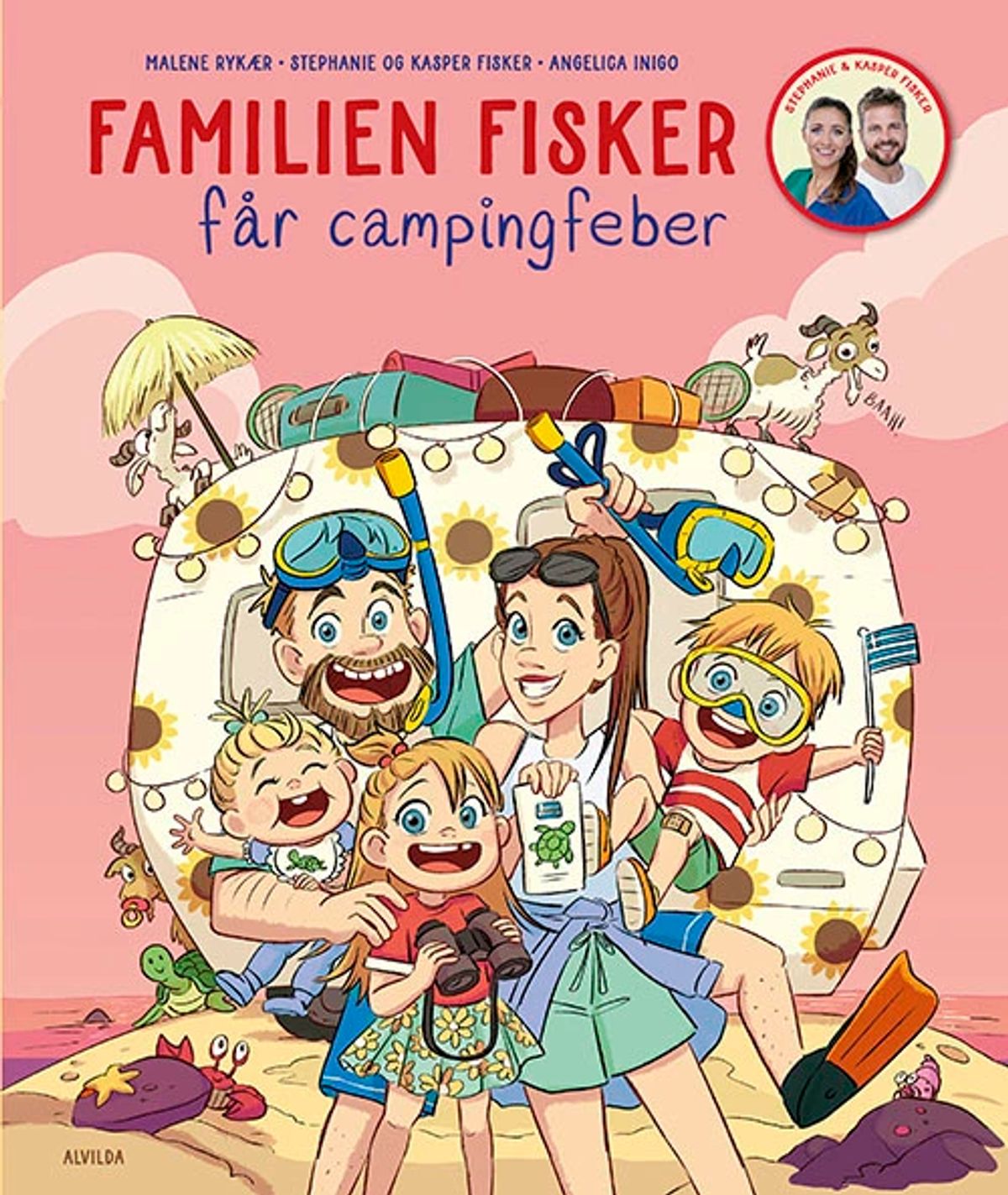 Familien Fisker får campingfeber