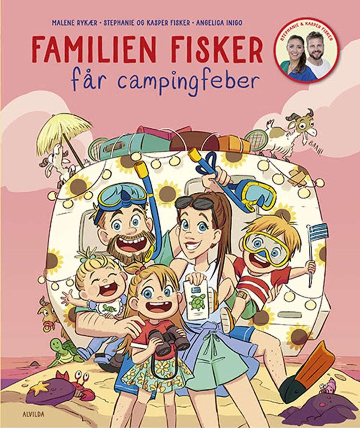 Familien Fisker får campingfeber