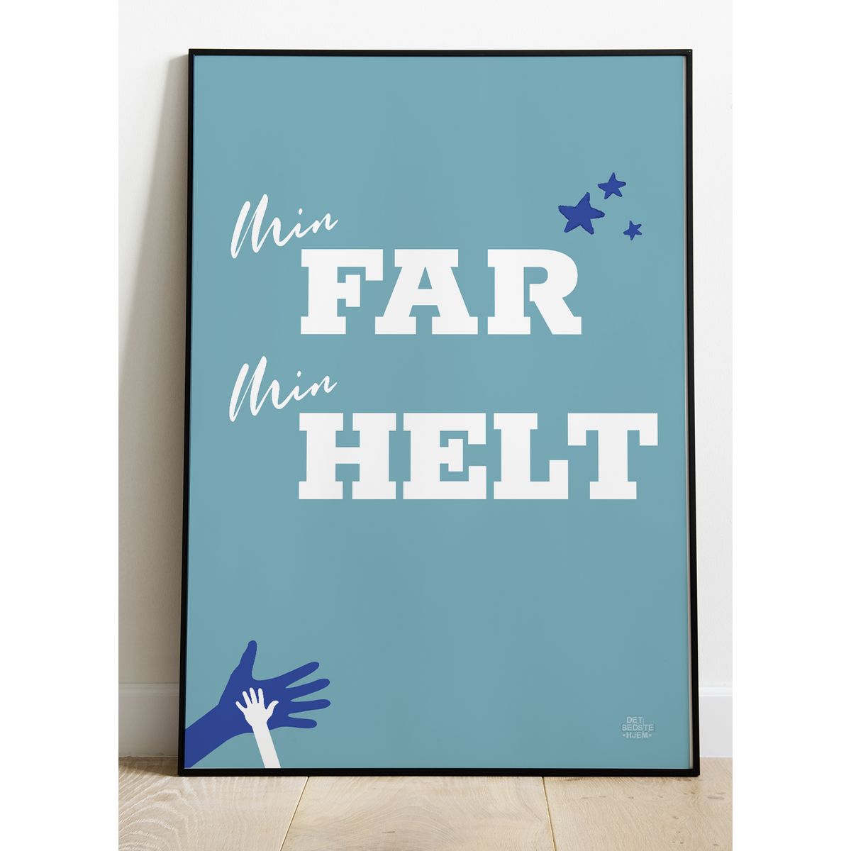 Fars (dag) plakat - Min helt - 50 x 70 cm - Kr. 279,-