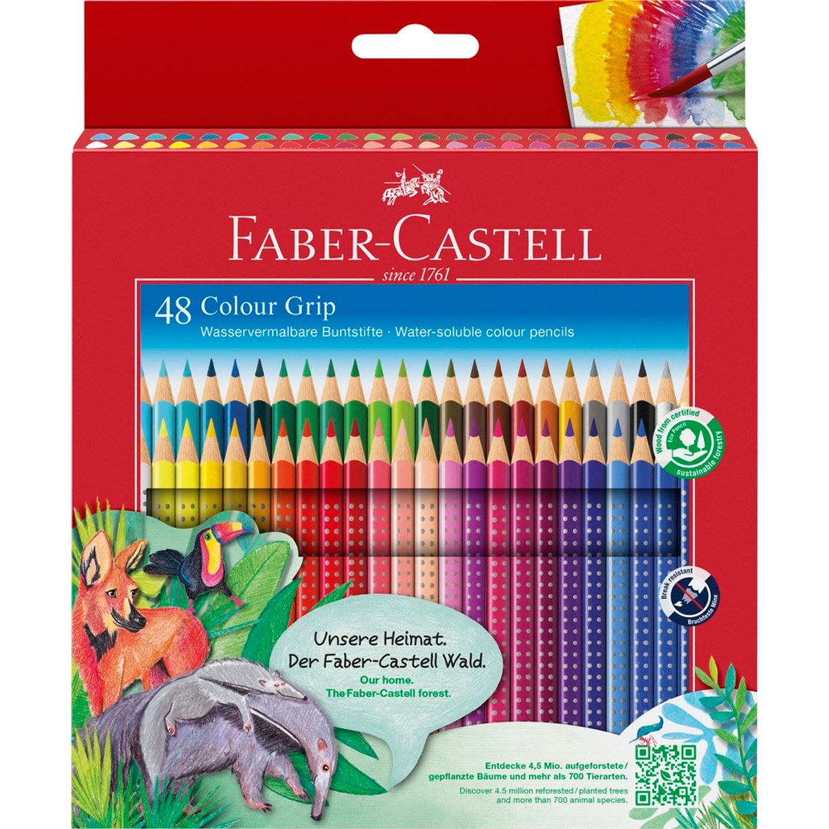 Farveblyant grip Faber-Castell 48 stk.