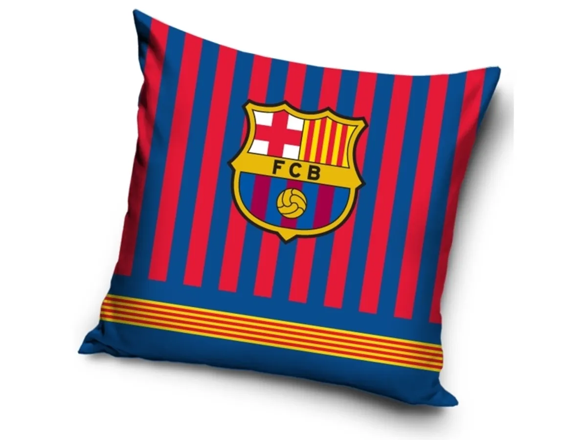 Fc Barcelona Pudebetræk 40 X 40 Cm (Striper)