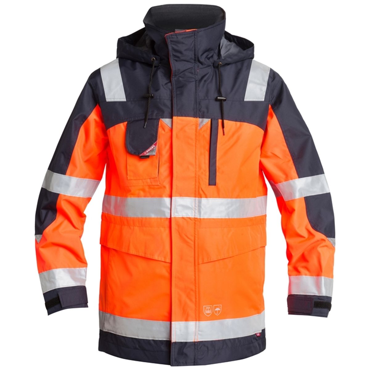 Fe-engel En 20471 Parka Skaljakke - Orange/marine-2xl