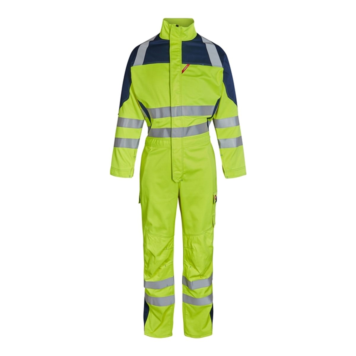 Fe-engel Safety+ Kedeldragt - Gul/marine-l2xl