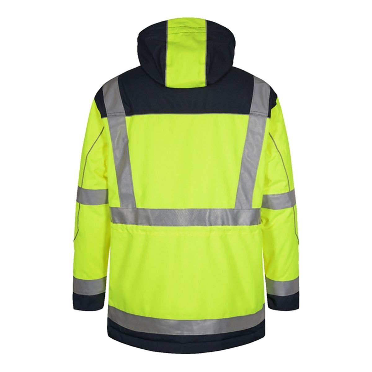 Fe-engel Safety Parkajakke - Gul/sort-3xl